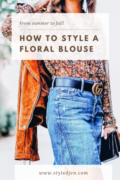Free People Floral Blouse