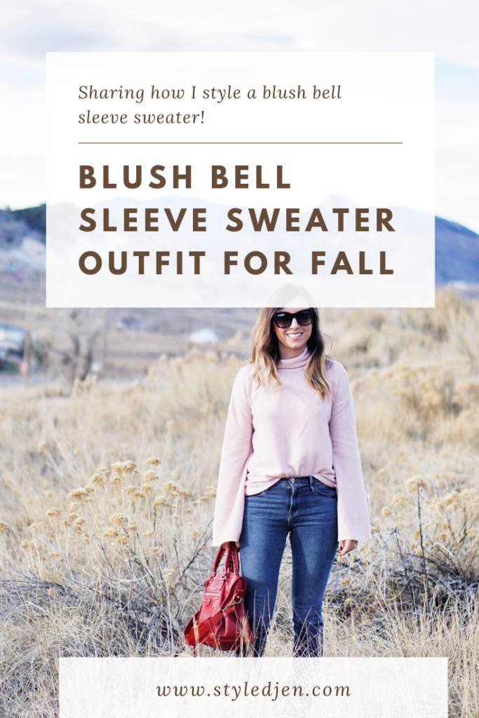 Blush Bell Sleeve Sweater - StyledJen
