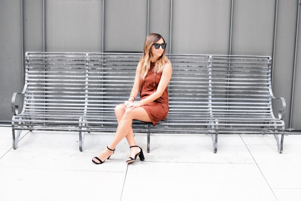 brown suede dress outfit The Elizabeth Suede Dress