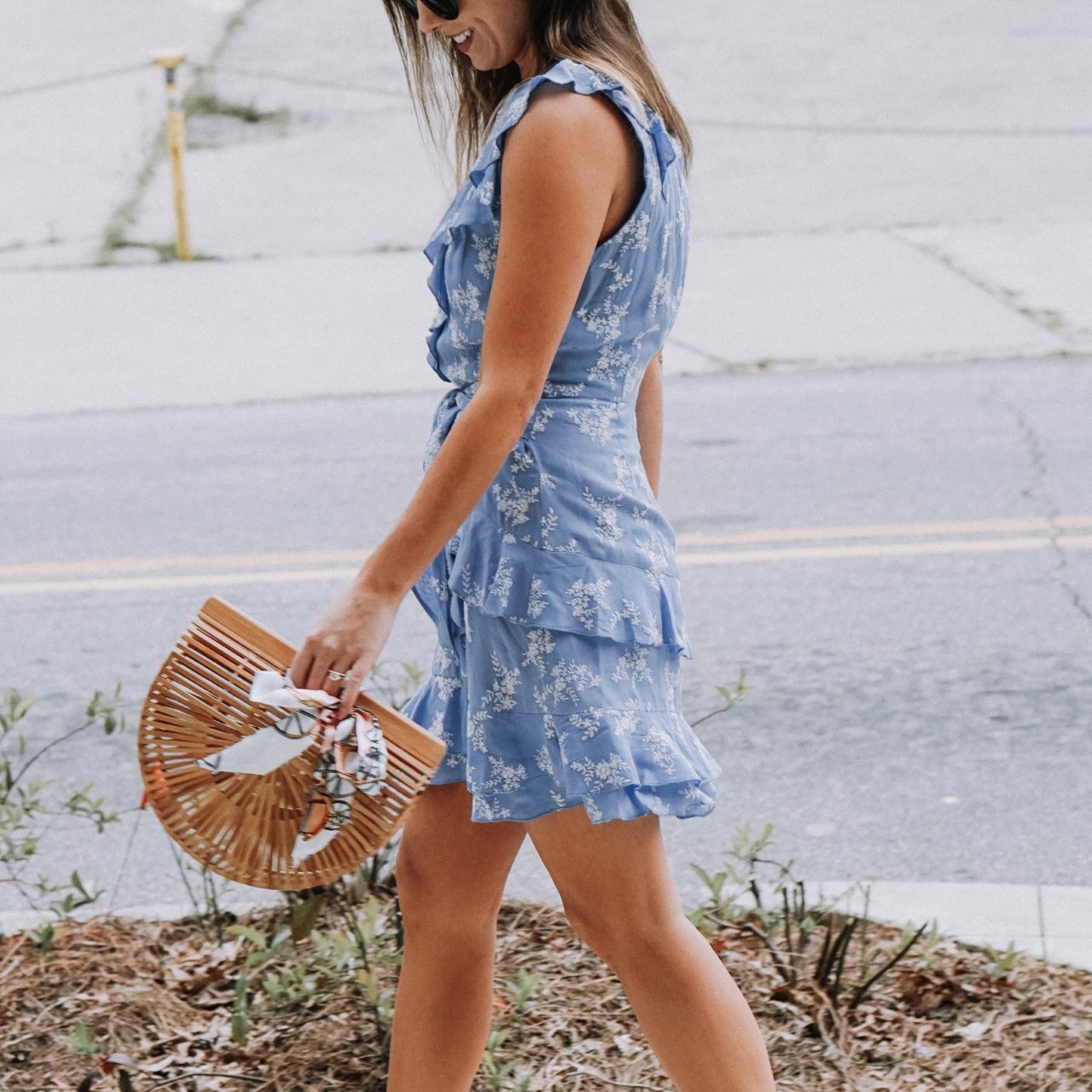 Blue Parker Dress