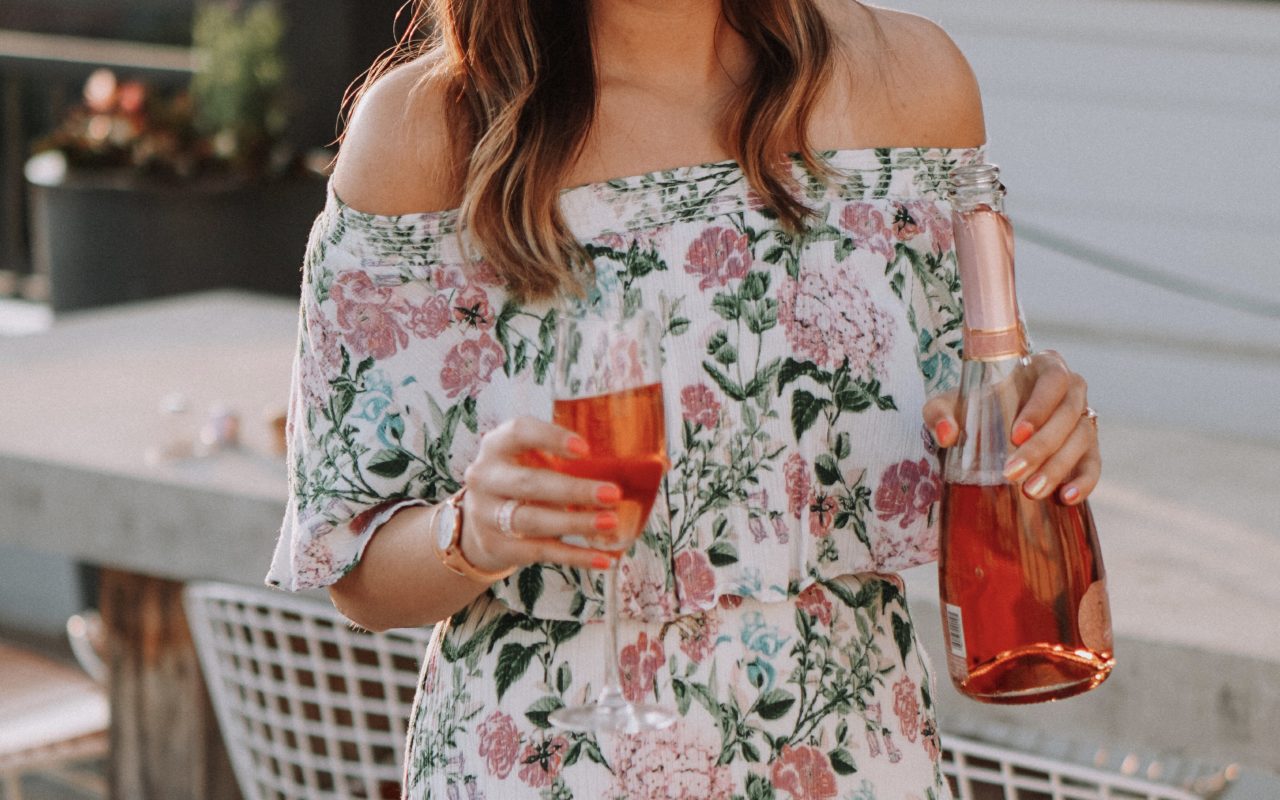 show me your mumu floral mini with rose