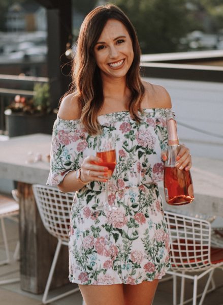 show me your mumu floral mini with rose