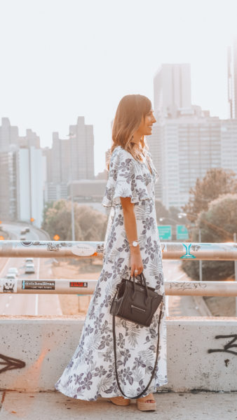 before you floral maxi with atlanta view