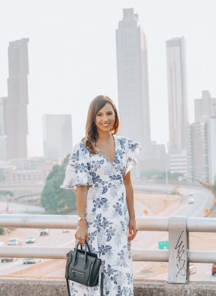 before you floral maxi and atlanta downtown view