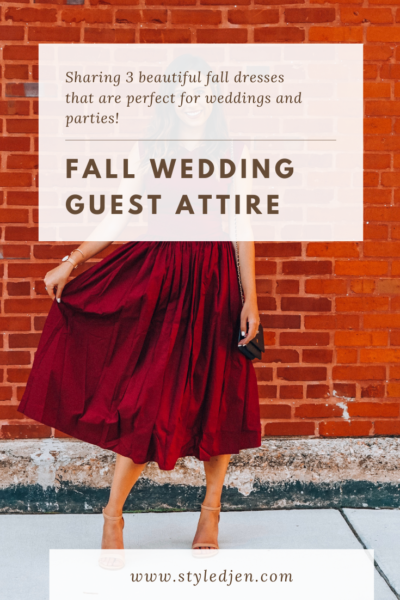 2018 Fall Wedding Attire