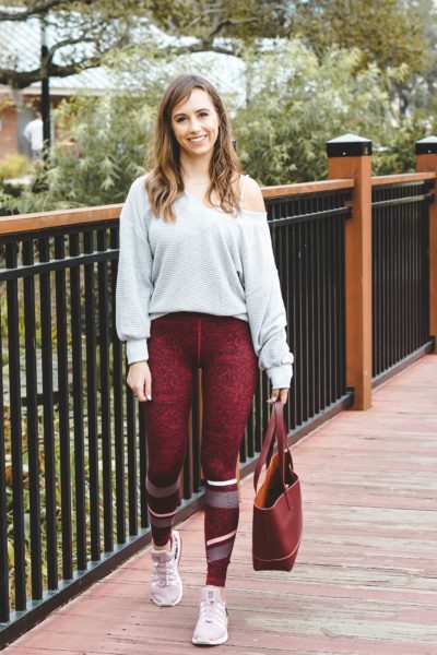 Dreaming Loud | Burgundy leggings outfit, Outfits with leggings, Maroon  leggings outfit