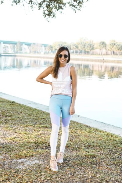 outdoor voices leggings and crop top