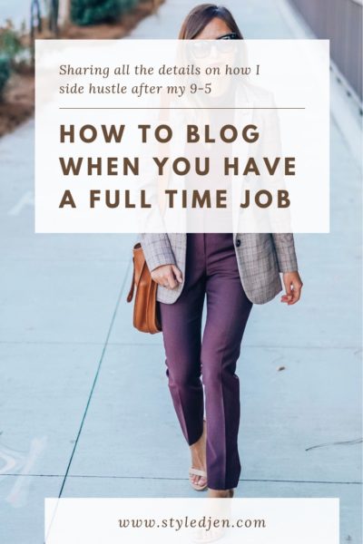 Blogging With a Full Time Job