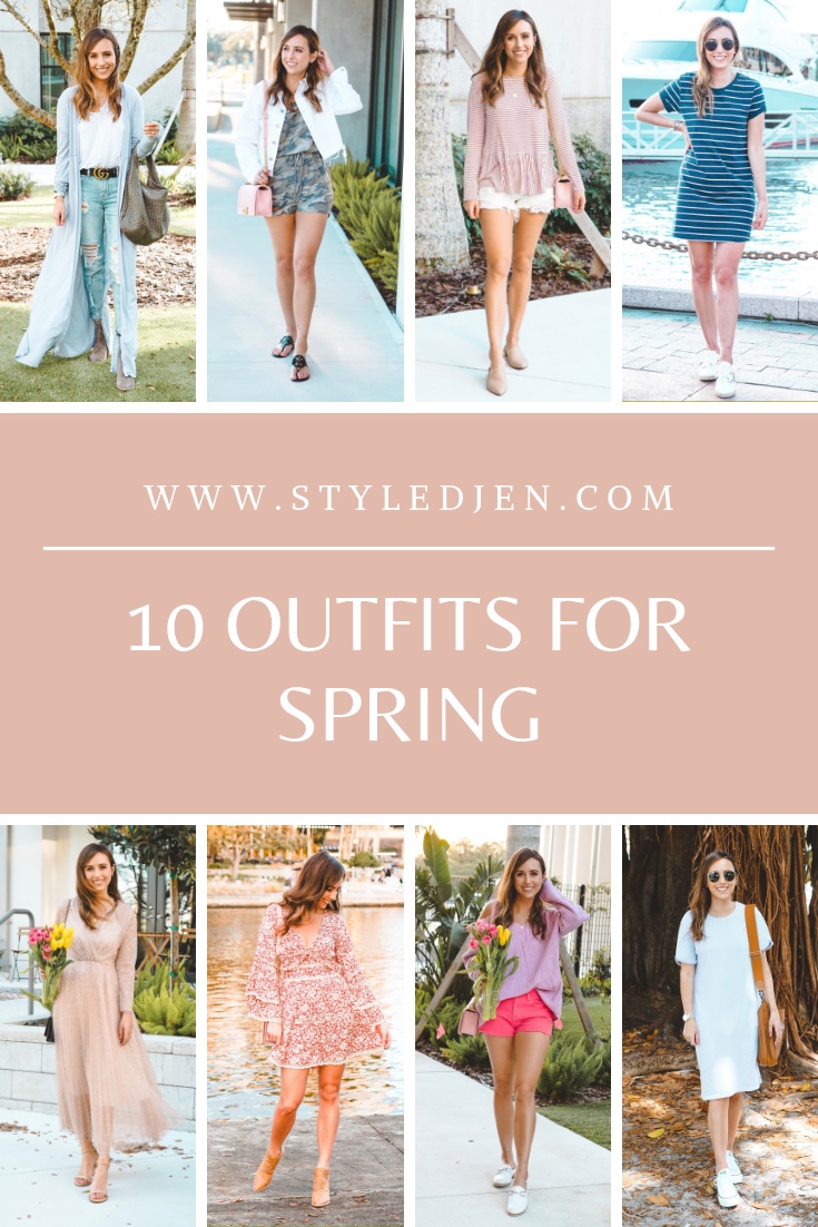 10 Outfits for Spring 2019 - StyledJen