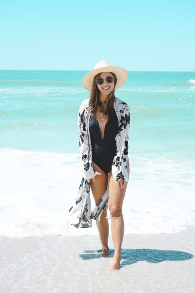 lulus black one piece suit with billabong duster