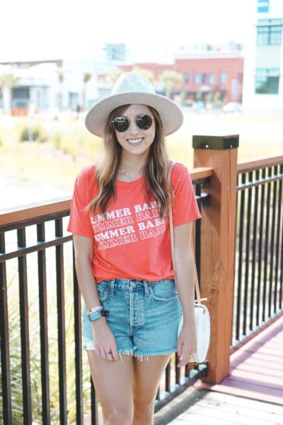 billabong summer babe tee with lack of color mack hat