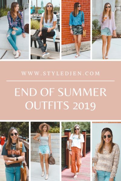 end of summer 2019 outfits