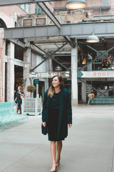 navy rag and bone sweater with j crew navy velvet skirt