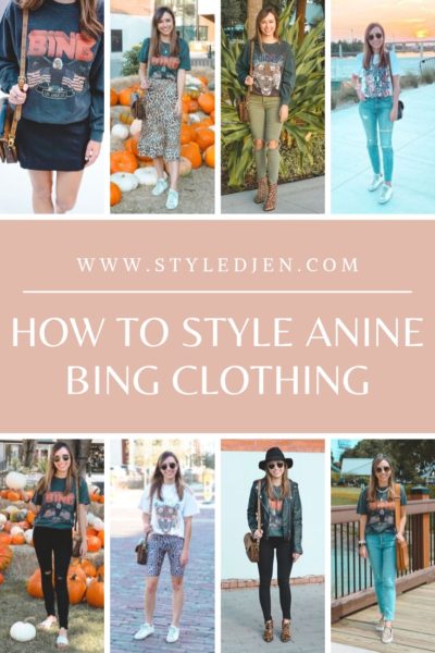 Anine Bing Clothing Haul and How to Style graphic