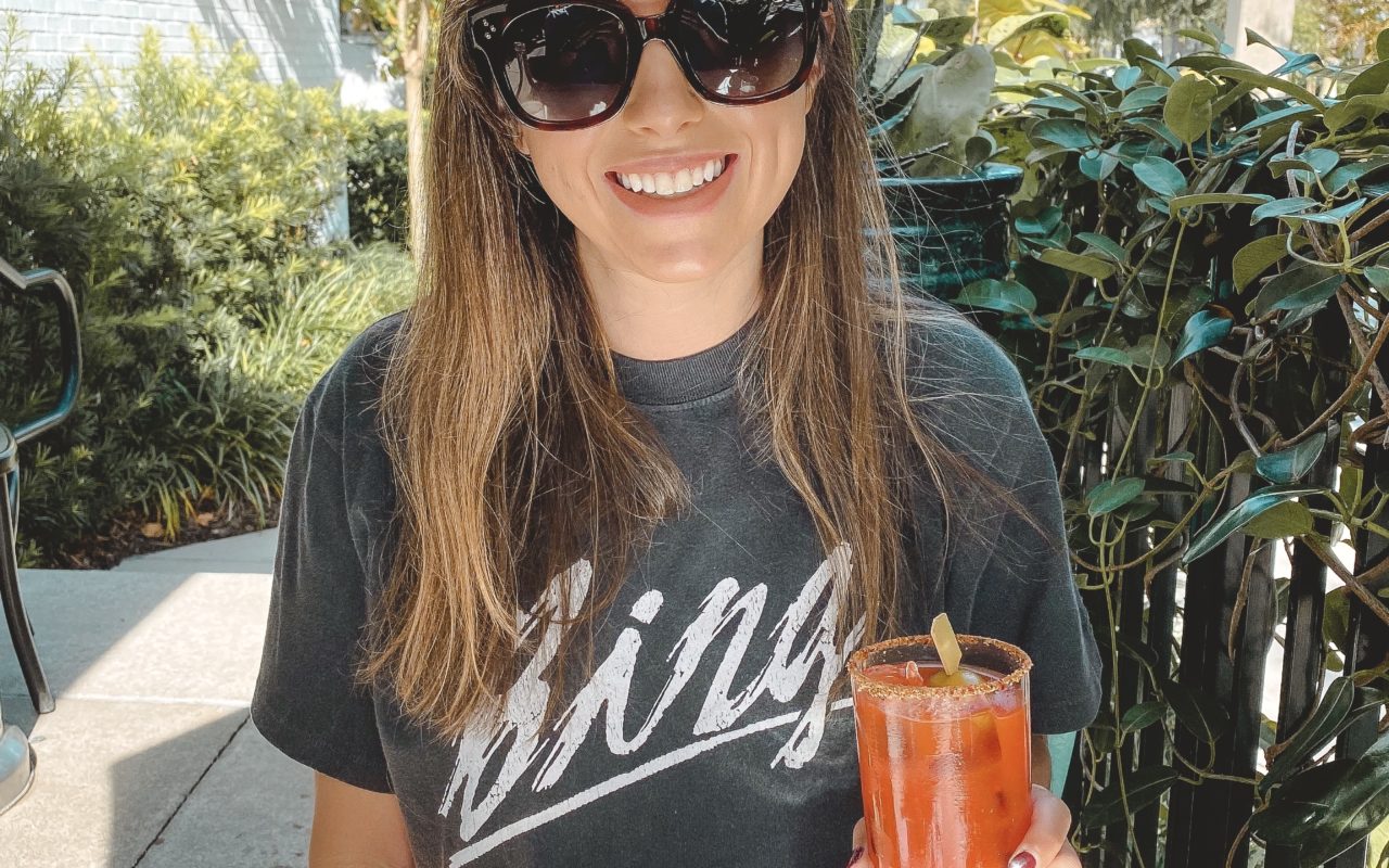 bing basic tee with bloody mary