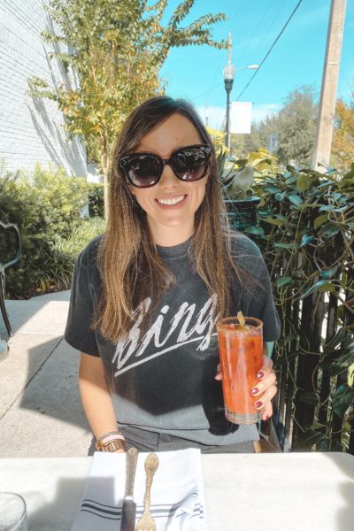 bing basic tee with bloody mary