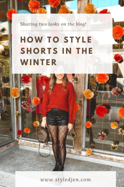 How to Style Shorts in the Winter