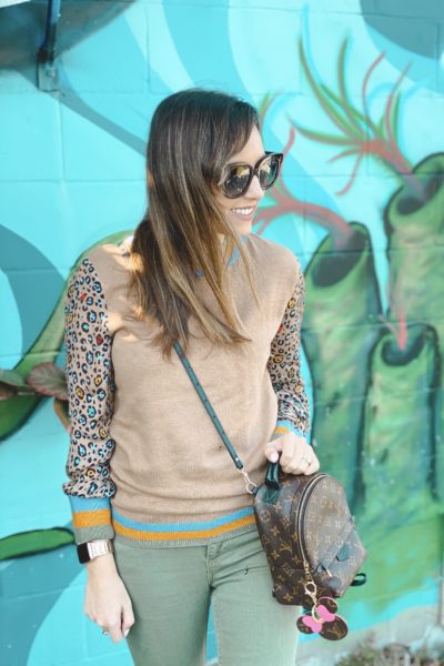 conditions apply leopard sweater with louis vuitton palm springs