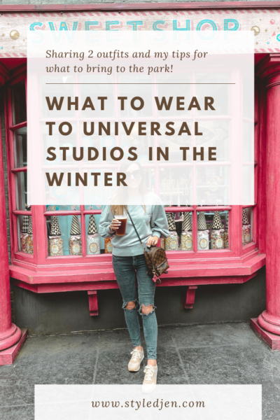 Universal Studios Winter Outfit