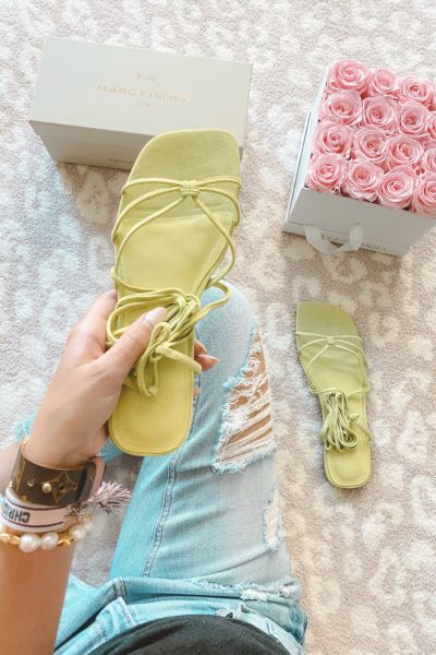 marc fisher marina lace up sandals