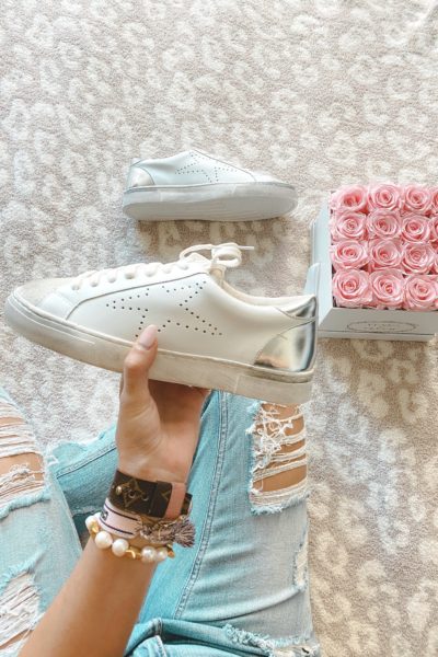 steve madden rezza sneakers with roses
