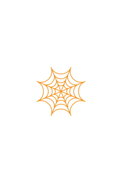 spider web halloween sticker 2020