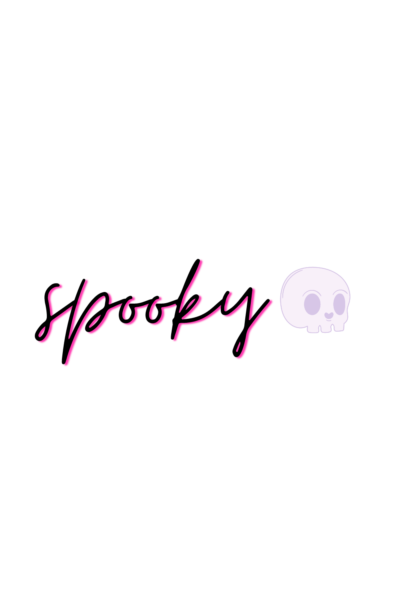 spooky halloween sticker 2020