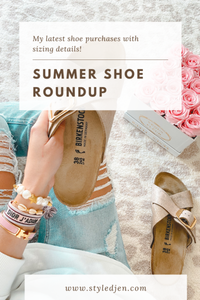 Shoe Roundup Post 6 - StyledJen  Louis vuitton sandals, Stylish