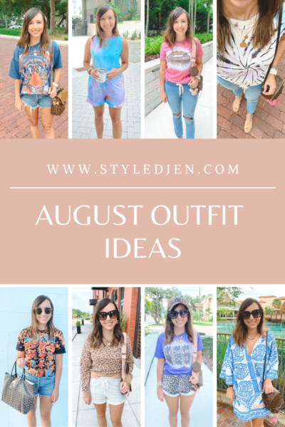 August Outfit Ideas 2020 - StyledJen
