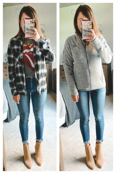 nordstrom anniversary sale 2020 rails plaid and patagonia better sweater