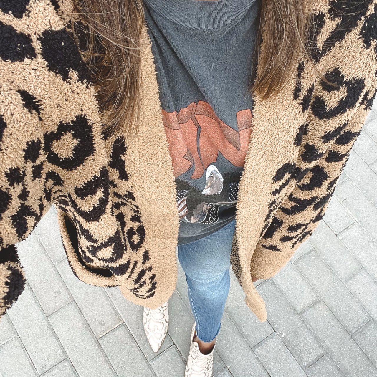 Barefoot Dreams Leopard Cardigan