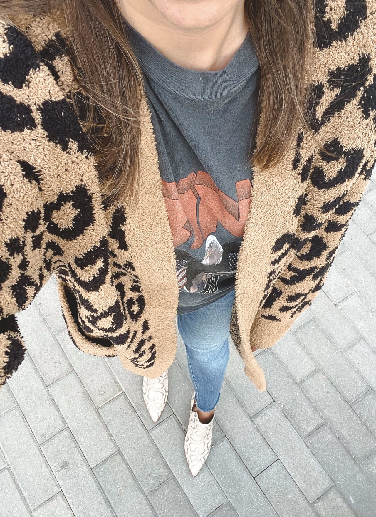 Barefoot Dreams Leopard Cardigan