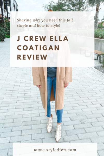 J Crew Ella Coatigan