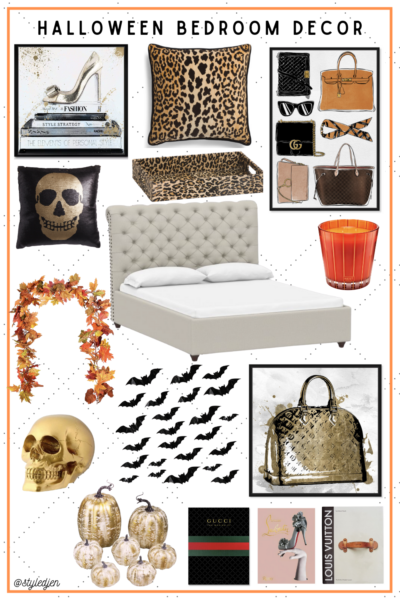 Halloween Bedroom Decor - StyledJen