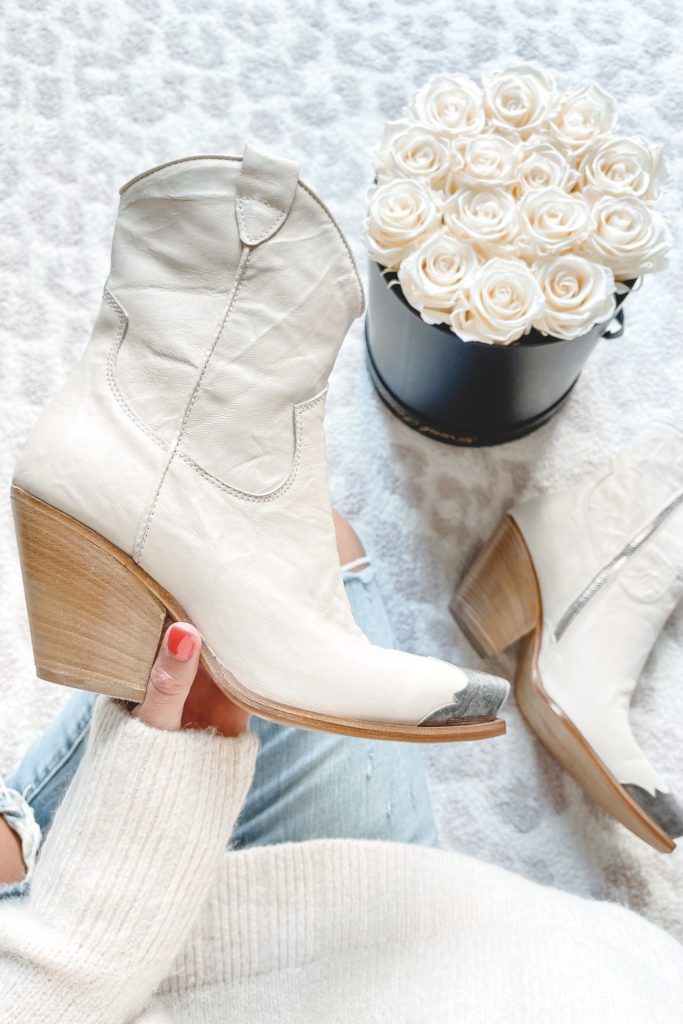 free people brayden western boots with roses