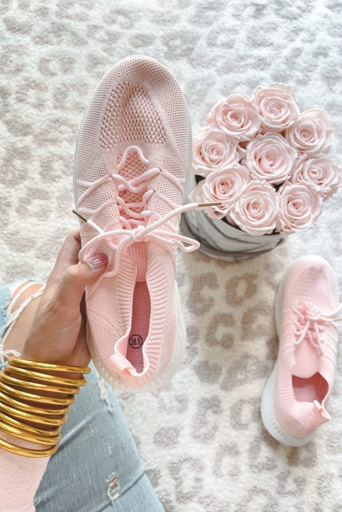 amazon akk pink sneakers