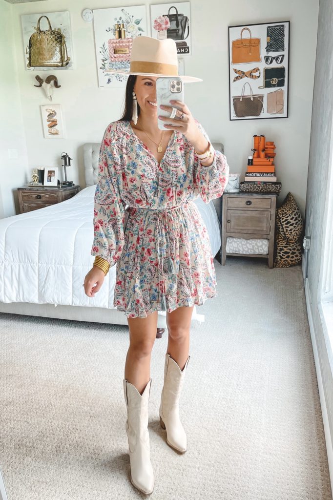 just be true dress with jeffrey campbell dagget boots and lack of color hat