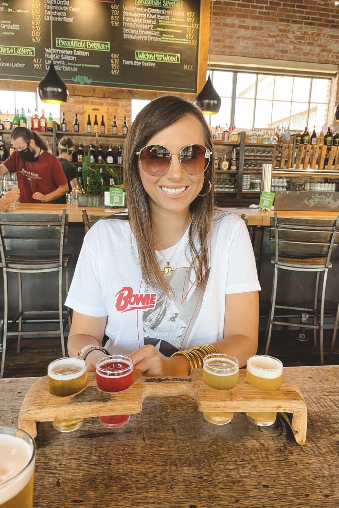 chaser david bowie tee at wicked weed brewery