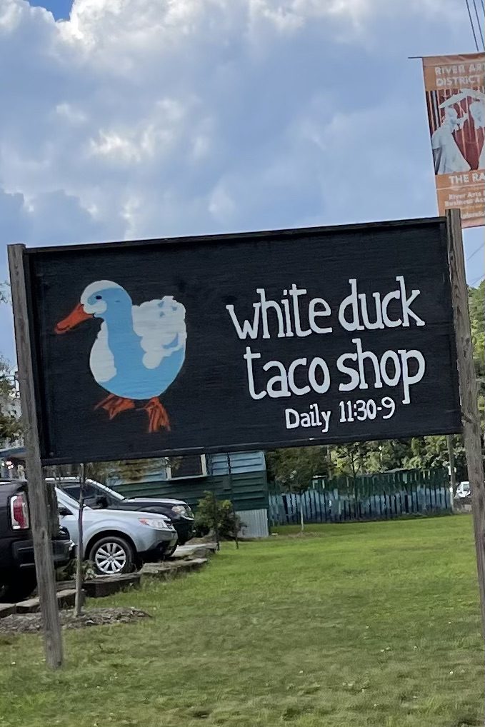 white duck taco shop