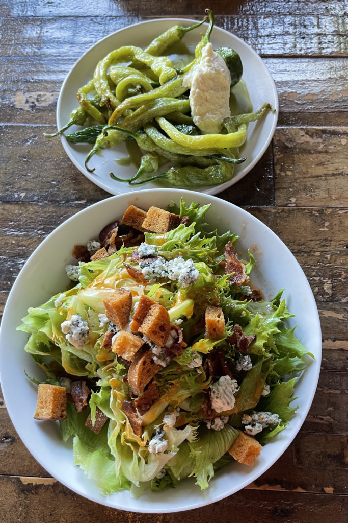 admiral asheville salad and peppers