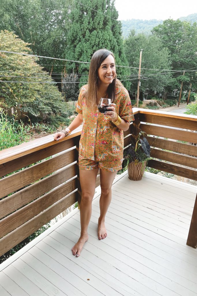 printfresh flamenco short sleep set clementine in asheville