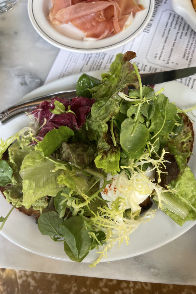 bread and butterfly avocado toast