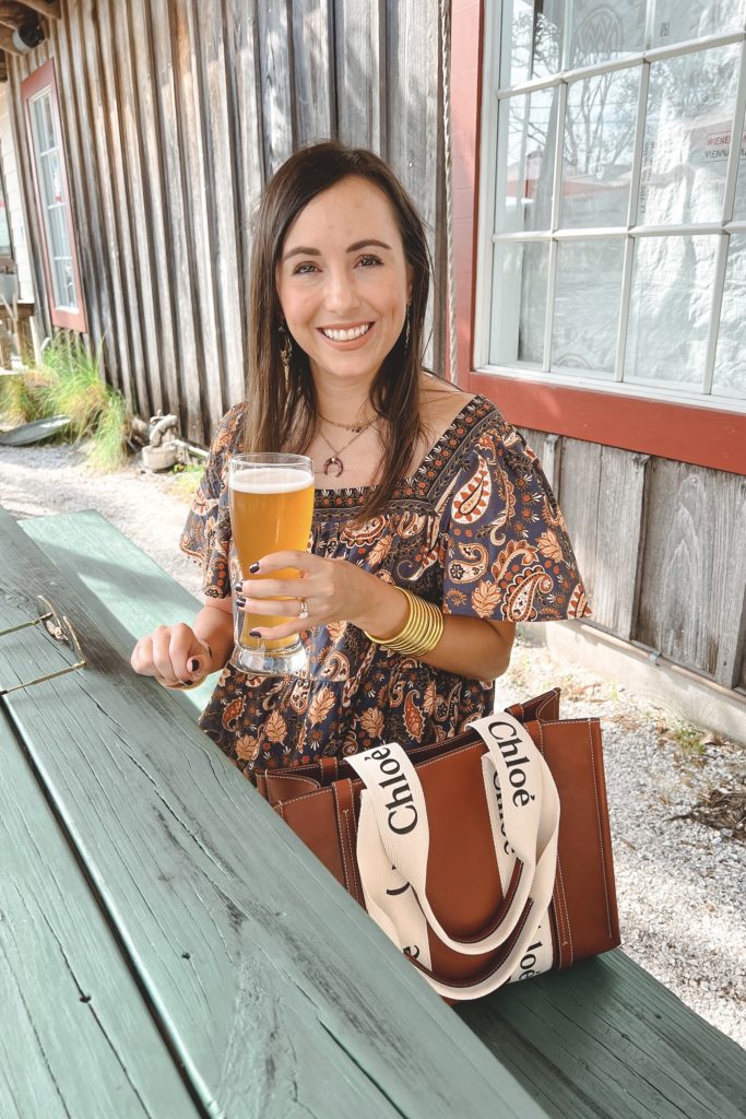 boho paisley dress at woodwright brewery dunedin florida