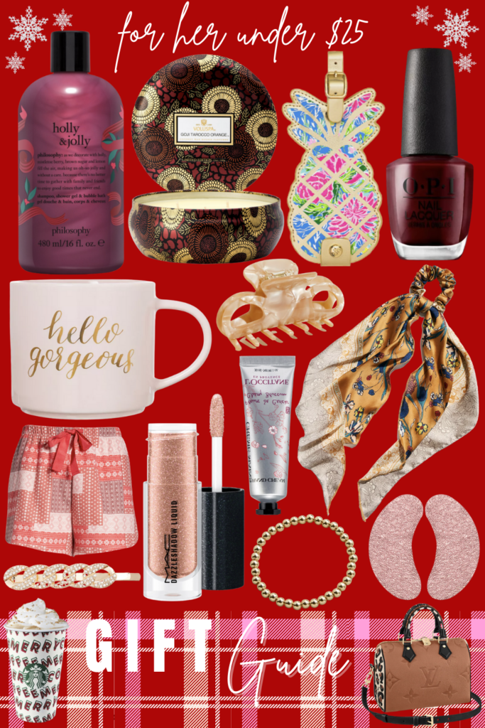 holiday gift guide for her under $25 2021