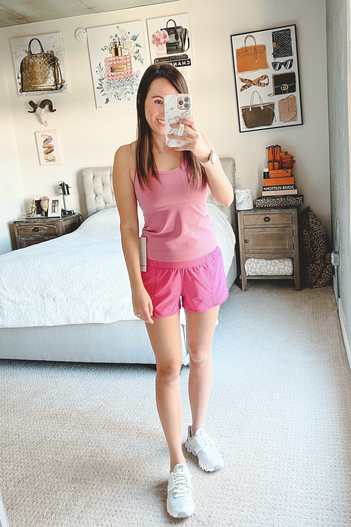 Lululemon Hotty Hot Low-rise Lined Shorts 2.5 In Sonic Pink