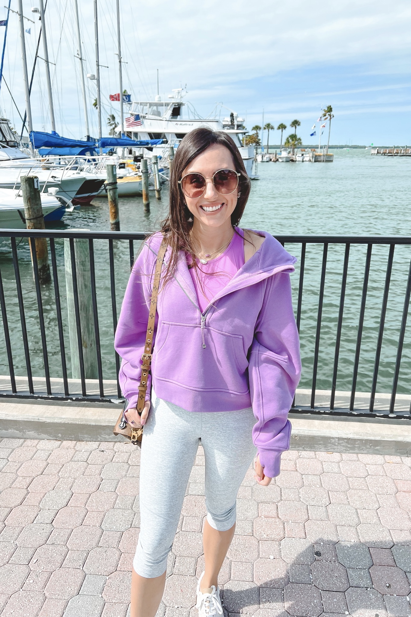 OOTD: Scuba half zip (requested tall person review) & Cadet Blue