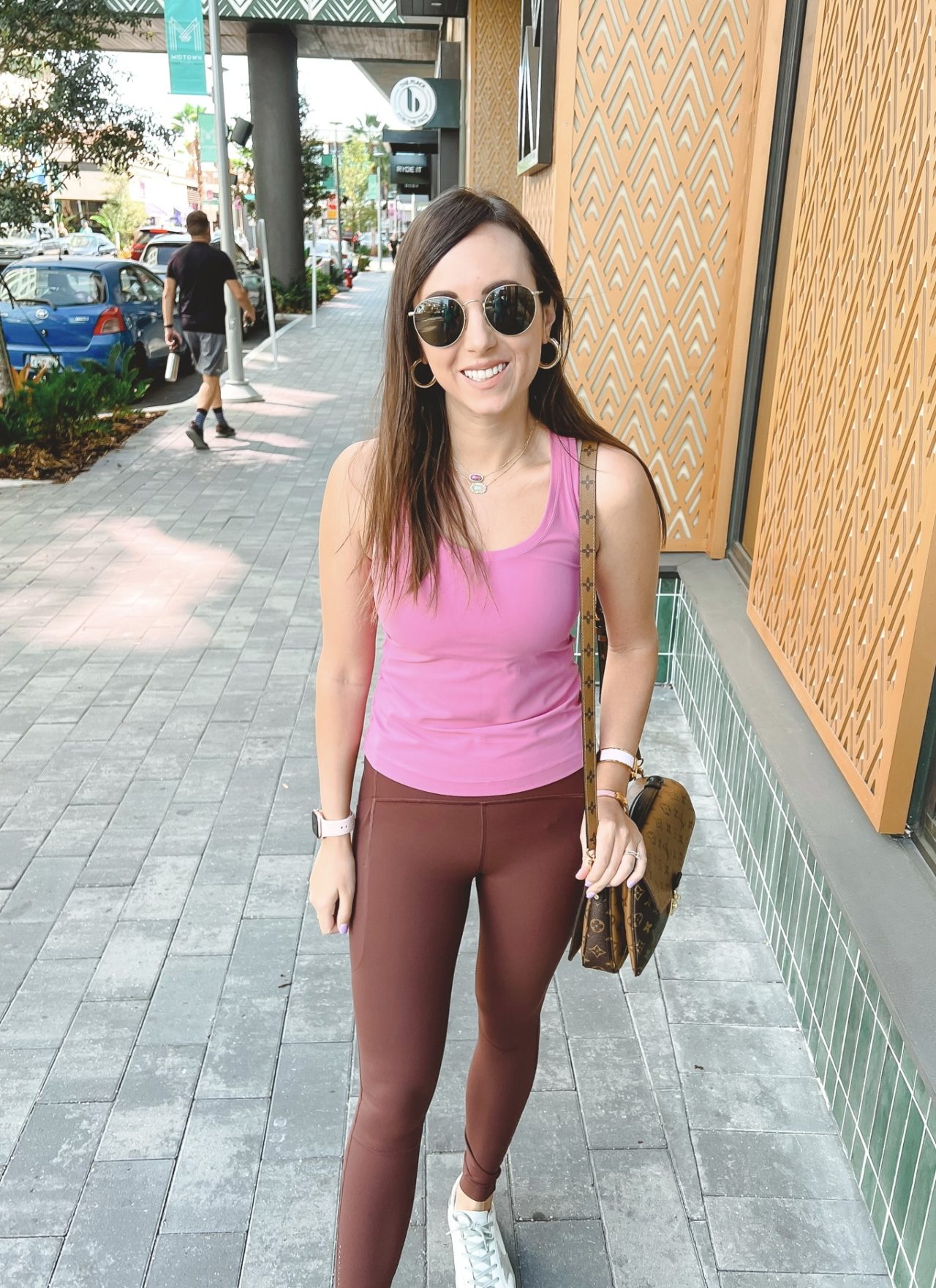 lululemon leggings and golden goose sneakers outfit, life with aco - Life  with A.Co by Amanda L. Conquer
