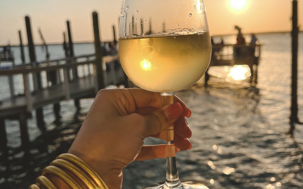 dunedin florida wine sunset
