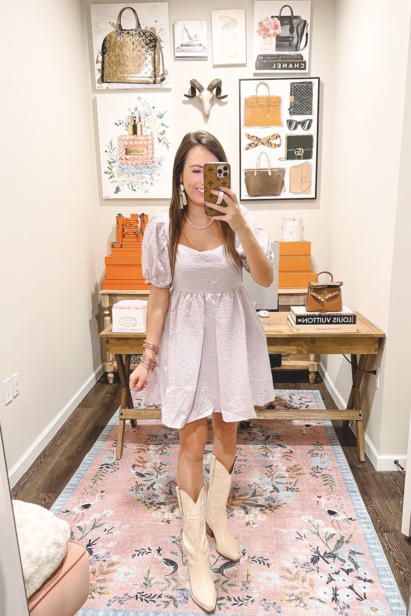 one kiss away lavender dress with jeffery campbell boots