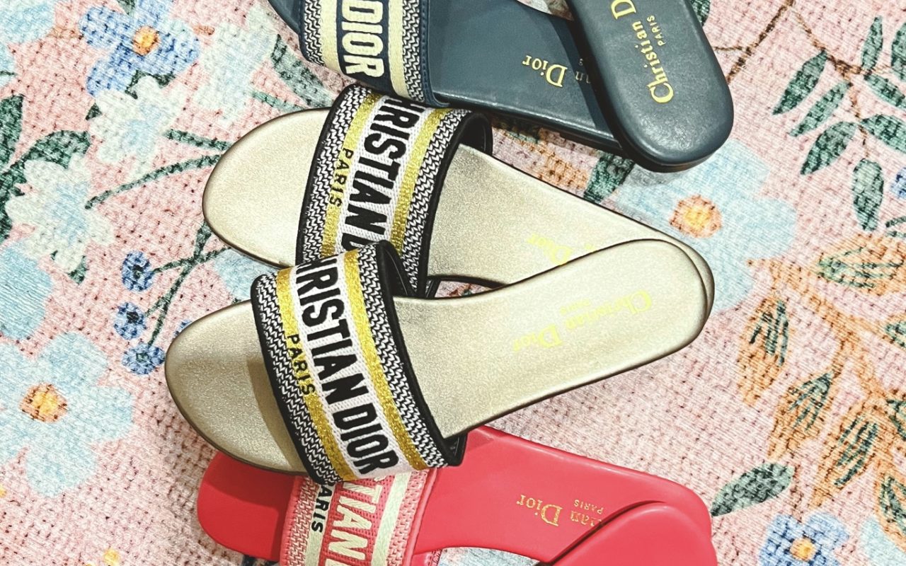 dior sandal slides dupe 3 pairs